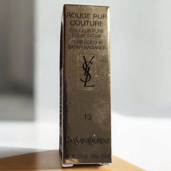 YSL Rouge Pur Couture Pure Colour Satiny Radiance Lipstick #13 Le Orange… - Picture 1 of 3